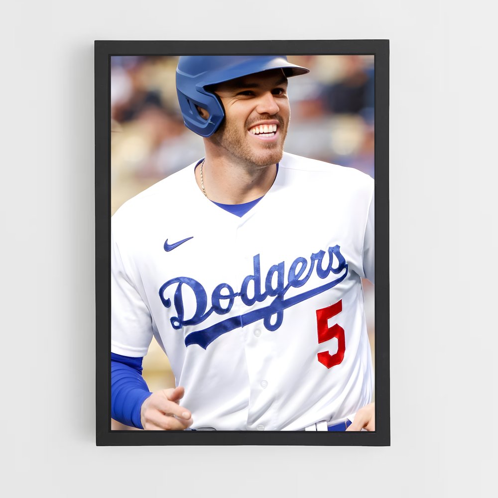 Poster Freddie freeman – affiche Baseball (vue 2)